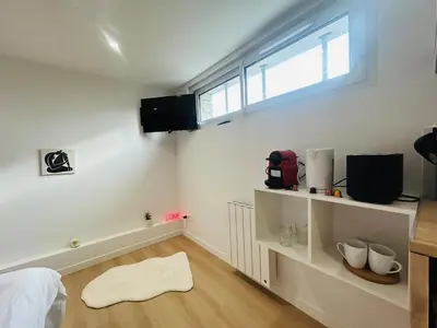Télévision ou salle de divertissement dans l'établissement Casa Rubis