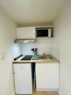Cuisine ou kitchenette dans l'établissement Casa Tropical