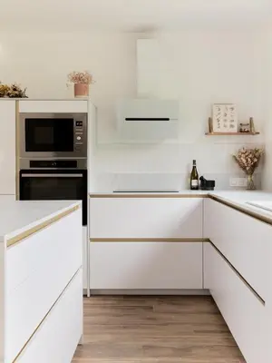 Cuisine ou kitchenette dans l'établissement Escale aux portes d'Amboise
