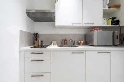 Cuisine ou kitchenette dans l'établissement Maison Camélia Grand T2 - 1 chambre
