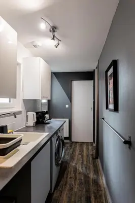 Cuisine ou kitchenette dans l'établissement La Pause Velpeau - Proche Gare