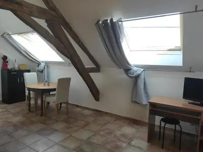 Télévision ou salle de divertissement dans l'établissement La Niverdière