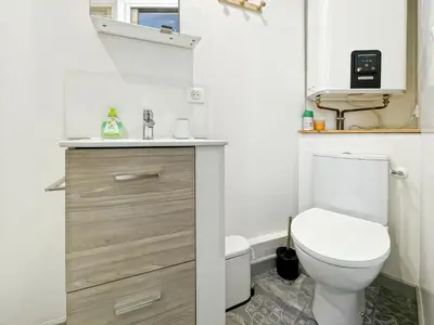Salle de bains dans l'établissement Le Grammont 2 pièces