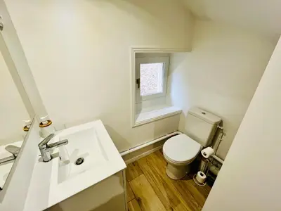 Salle de bains dans l'établissement Le Louis XII - Studio entre Loire et Château Royal - Manoir de la Concorde