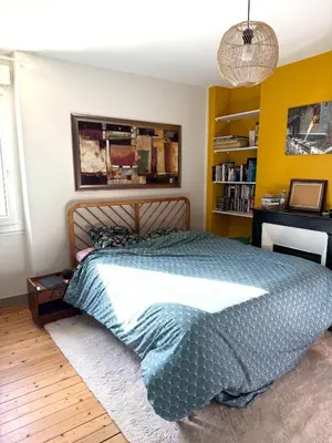 Un ou plusieurs lits dans un hébergement de l'établissement Maison proche centre Le Mans