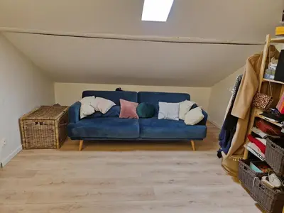 Coin salon dans l'établissement Maison de vigneron