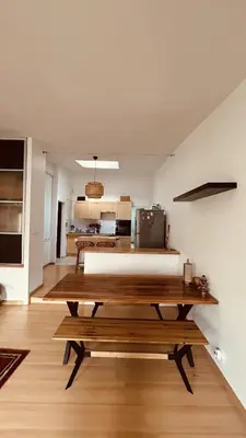 Plan de l'établissement Large bright apartment Downtown Station 5 min away