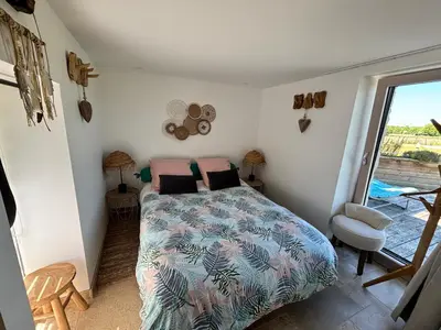 Plan de l'établissement Chambre d'hôte de charme dans maison indépendante, terrasse, proche Saumur