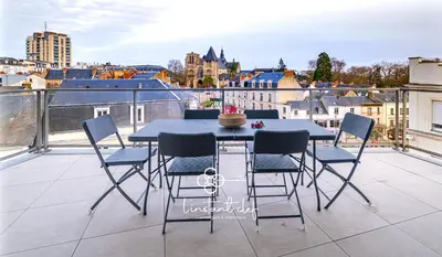 Balcon ou terrasse dans l'établissement Ecrin unique - Appartement Premium - Terrasse, Vue & Garage