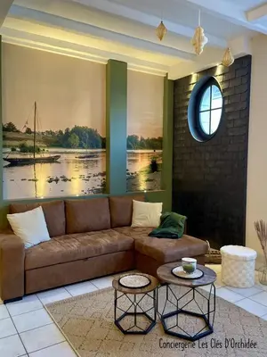 Coin salon dans l'établissement Poésie de Loire