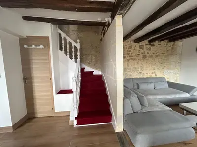 Coin salon dans l'établissement Maison de Ville Isabella 1