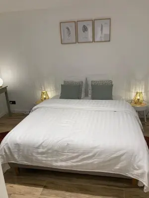 Un ou plusieurs lits dans un hébergement de l'établissement L Atelier - Maison Bagneux
