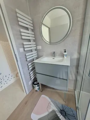 Salle de bains dans l'établissement Le cocoon idyllique