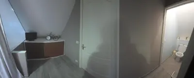 Salle de bains dans l'établissement Chez Jackymartine