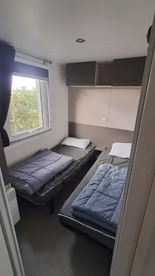 Un ou plusieurs lits dans un hébergement de l'établissement Mobilhome proche zoo Beauval 6 à 8 places