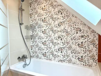 Salle de bains dans l'établissement La Maison Agoméa