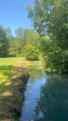 Paysage naturel près de la maison de vacances