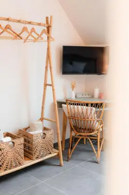 Télévision ou salle de divertissement dans l'établissement Le Logis 87m2 - Maison lumineuse près de Blois
