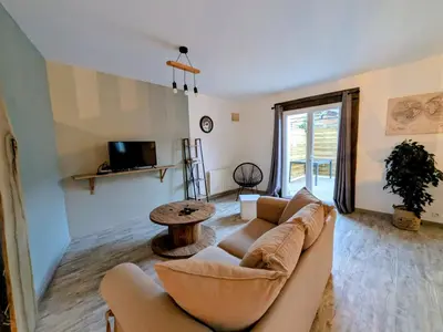 Télévision ou salle de divertissement dans l'établissement Gîte Val de Loire 