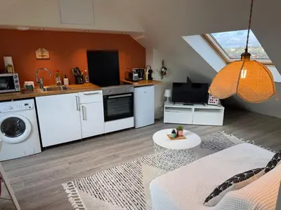 Cuisine ou kitchenette dans l'établissement Le cocon San Francisco