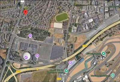 Plan de l'établissement La maison du circuit des 24H du Mans
