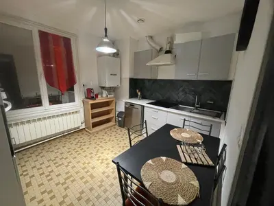 Cuisine ou kitchenette dans l'établissement L'appart du Château