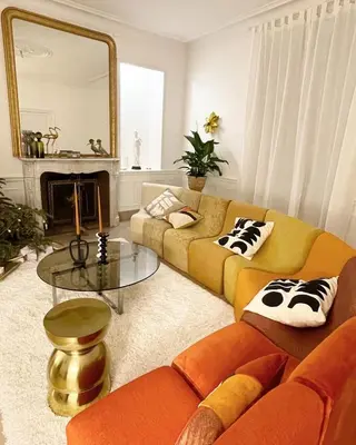 Coin salon dans l'établissement Villa Folies Moderne 3 chambre proche gare