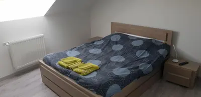 Un ou plusieurs lits dans un hébergement de l'établissement Chambre chez l'habitant 24h mans
