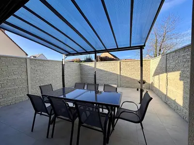 Balcon ou terrasse dans l'établissement Maison Verde - Maison moderne cozy avec extérieur