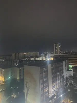 Vue générale sur Tours ou vue de la ville depuis le séjour chez l'habitant