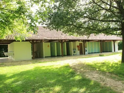 Jardin de l'établissement Mobil-home 6 pers avec terrasse - Nouvel style! - API-1-52-1613