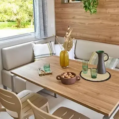 Mobil-home spacieux 3 Chambres pour 6 Personnes - Terrasse - API-1-52-1649