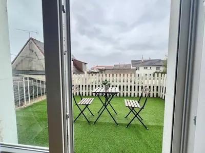 Balcon ou terrasse dans l'établissement Studio Madrid - Cocon lumineux avec Terrasse en Centre-ville I Rénové 2026