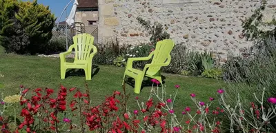 Jardin de l'établissement Gites de La Richardire - The Pigeonnier