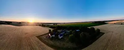 Paysage naturel près de la maison de vacances