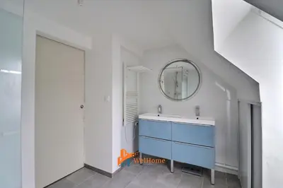 Salle de bains dans l'établissement La Tuilerie - Maison familiale