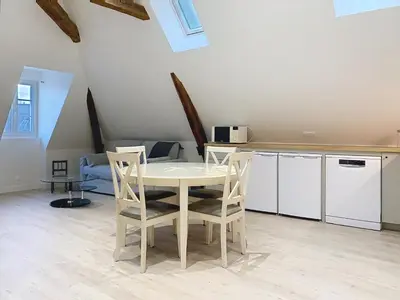 Cuisine ou kitchenette dans l'établissement au coeur de vallière