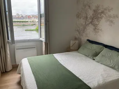 Un ou plusieurs lits dans un hébergement de l'établissement Vue rare sur la Loire et Blois - Unique !