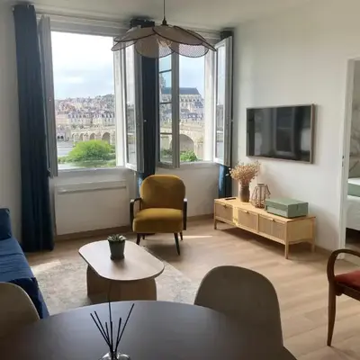 Vue rare sur la Loire et Blois - Unique !
