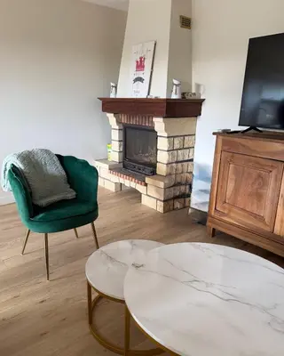 Télévision ou salle de divertissement dans l'établissement Maison 65m2