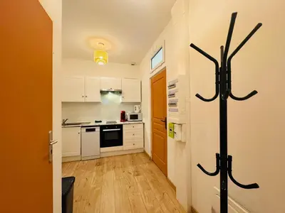 Cuisine ou kitchenette dans l'établissement Le Velours - 5 pers - Spacieux - Parking