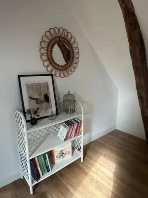 Bibliothèque dans l'appartement