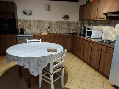 Cuisine ou kitchenette dans l'établissement Chantepierre