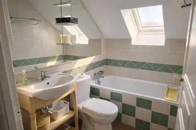 Salle de bains dans l'établissement L'ancien Presbytère