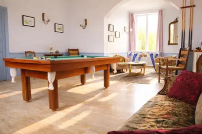 Coin salon dans l'établissement L'ancien Presbytère