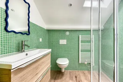 Salle de bains dans l'établissement Le Logis - 6 prs - Hyper