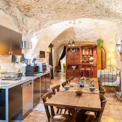 Troglodyte familiale Fleur de Chaux proche Amboise