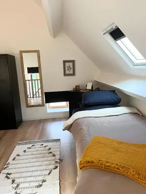 Un ou plusieurs lits dans un hébergement de l'établissement Sunshine cottages