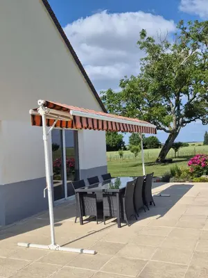 Jardin de l'établissement GITE La CALOGNIERE proche chateaux Chenonceau Amboise Loches