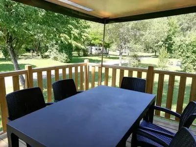 Jardin de l'établissement ZEcamping 3 calme et nature - proche châteaux de la Loire
